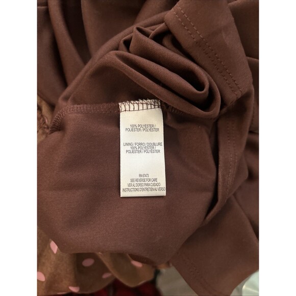 Women’s NWT Sz 6 Gabby Skye Women’s Polka Dot Longsleeve Dress - Picture 12 of 12